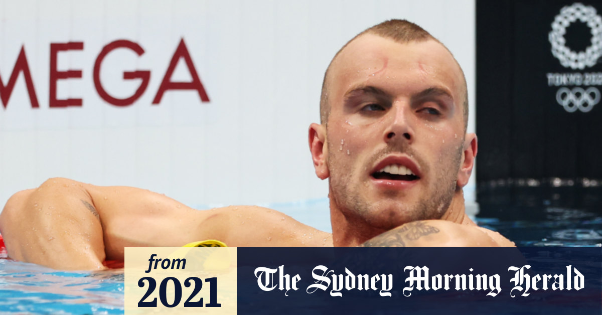 Olympics 2021 Kyle Chalmers gives it his all in 100m freestyle but